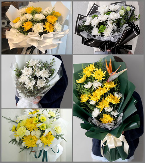 山东青岛即墨市龙泉街道汪河水南村白事花束代送